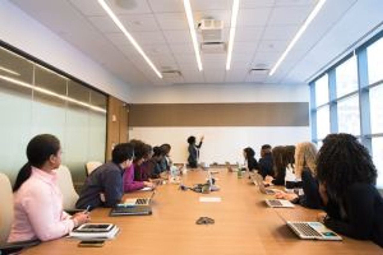 Inclusive Environment large company class Inclusive Environment at a large company class.